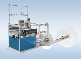 Double Sewing Heads Serging Machine