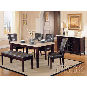 White Marble Top Dining Sets