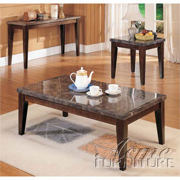 Danville Marble Top Coffee Table