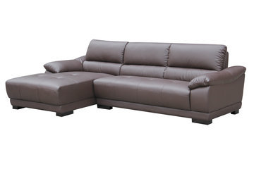 Fm022 Leather Corner Sofa