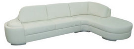 Fm018 Leather Corner Sofa
