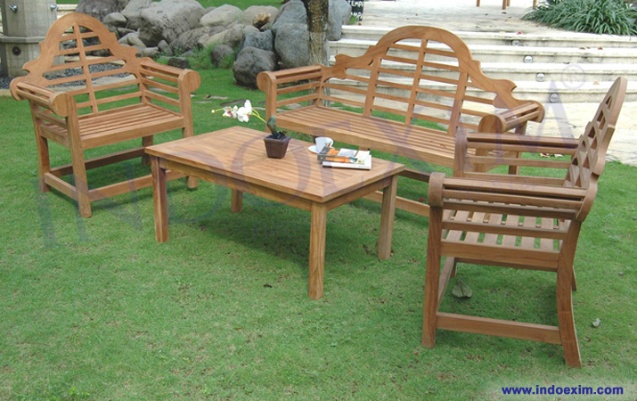 TGF 131 B  Rectangular Coffee Table 60x120 & TGF 046  Marlboro Chair (2 pcs) & TGF 064 A  Marlboro B