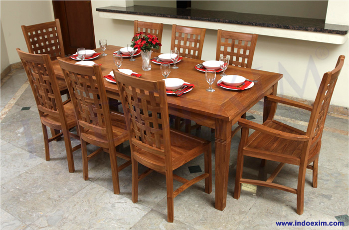 TIF 221 C  Java Table 200x100 & TIF 235  Bodena Arm Chair & TIF 234  Bodena Chair