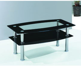 Modern tempered glass coffee table