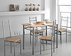 Dining table and chairs