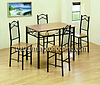 Dining table and chairs