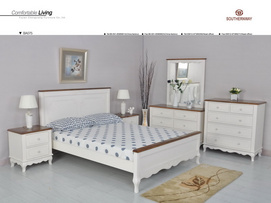 BA075 WHITE Bed Room Set