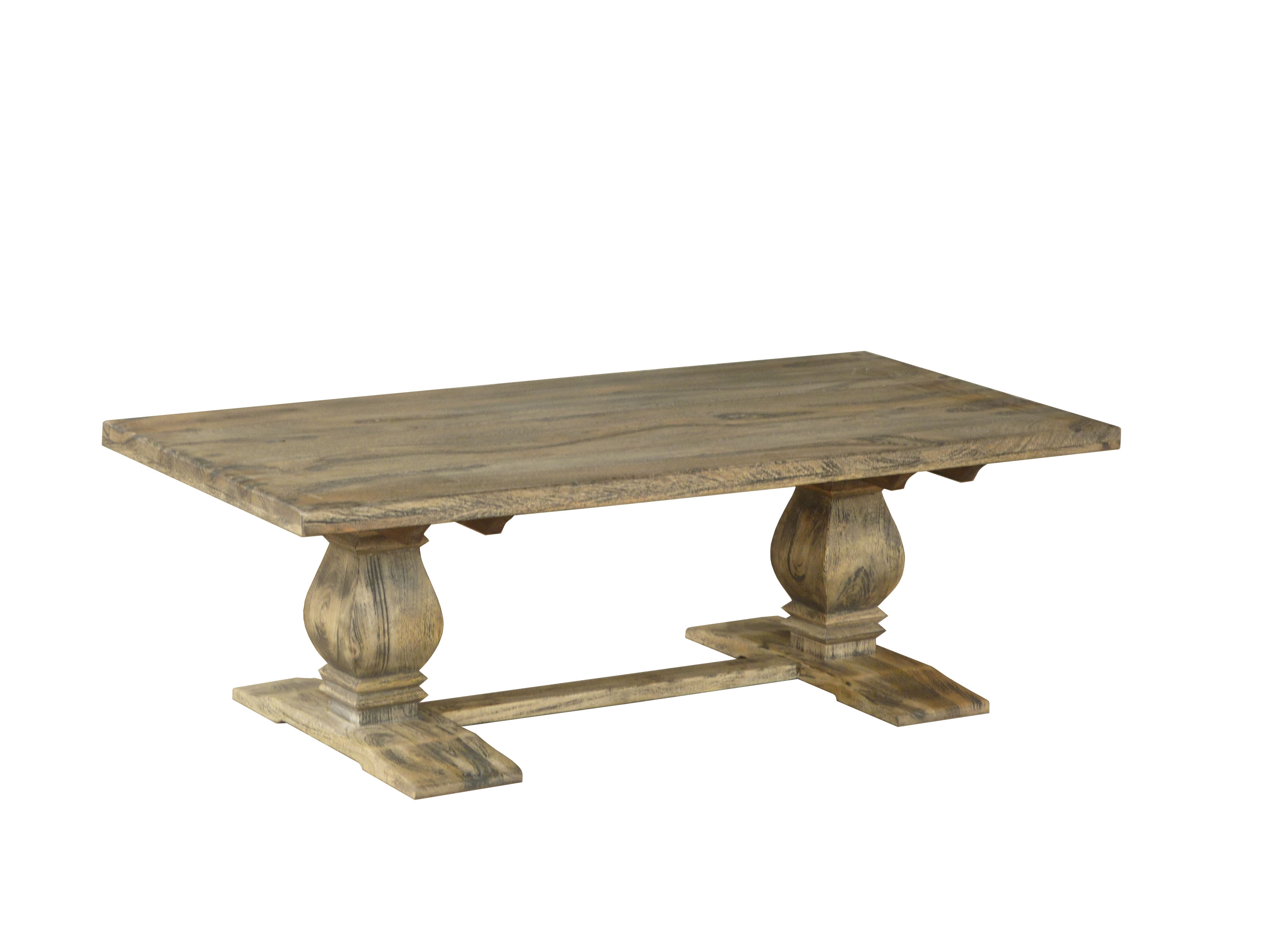 NB-003 (S-7) NEBRASKA COFFEE TABLE (Heavy Dist.) 140 X 70 X 45.5 CM.