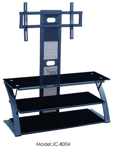 Modern design black glass tv stand / tv table / lcd tv stand