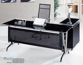 Glass office desk PT-D054