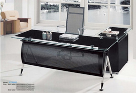 Glass office desk PT-D057