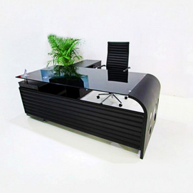 Glass office desk PT-D062