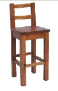 European Solid Oak Coffee Chair