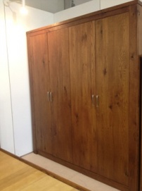 European Solid Oak Wardrobe