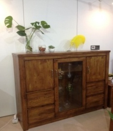 European Solid Oak Sideboard Board