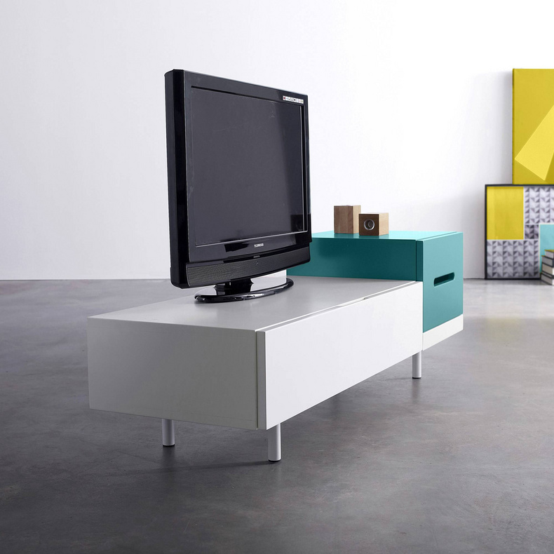 TV Cabinet with cube