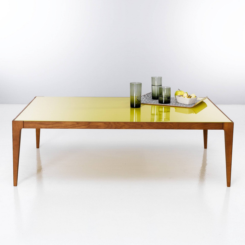 Solid oak mix material coffe table