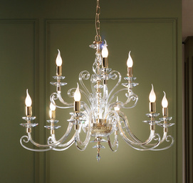 CHANDELIER ALICANTE SATIN