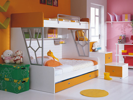 Children color Bunk bed;C89