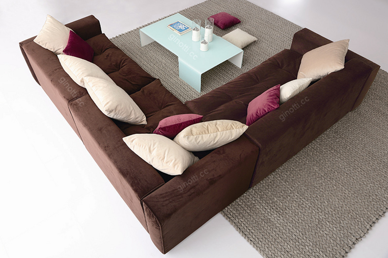 Italian luxury modern Fabric Sofa GPS6060 of Guangdong dongguan sofas wholesaler