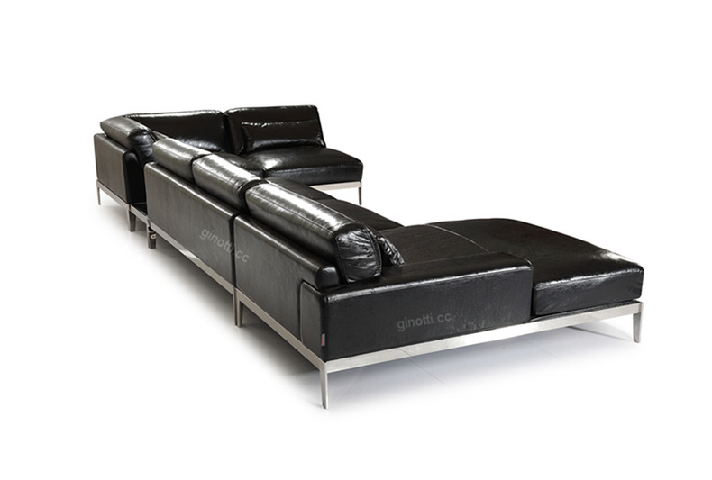 Italian full leather sofa leather corner sofa GLS1030-living room sofas modern leather sofa