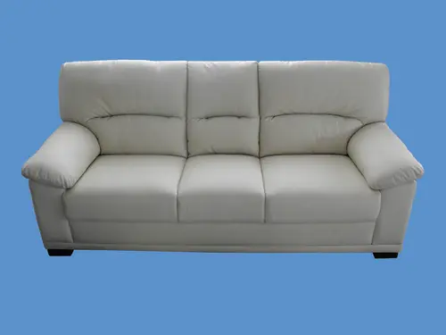 White leather sofa DHS-1330