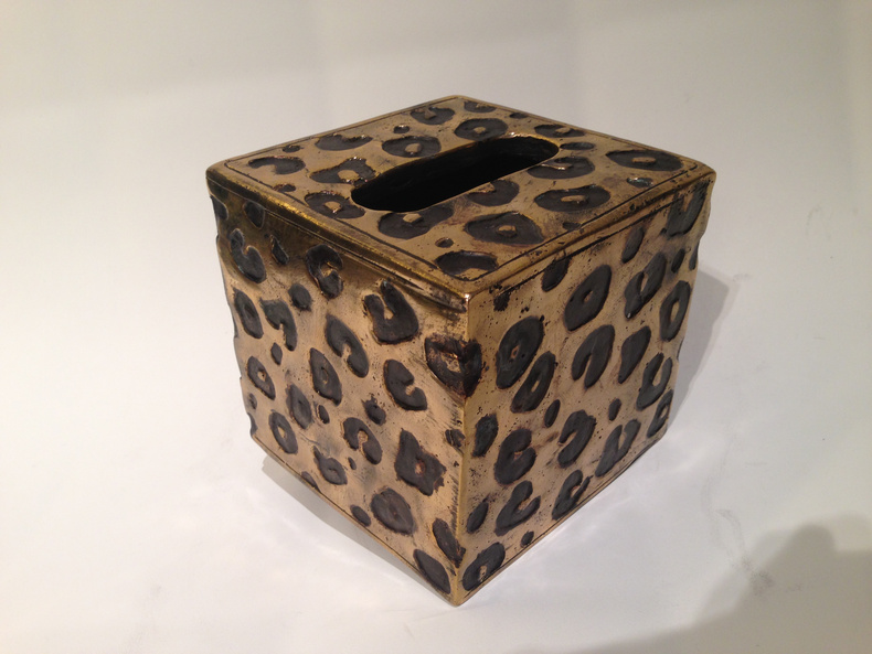 LEOPARD PRINT TISSUE BOX