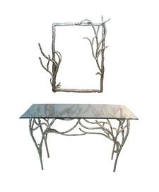 CONSOLE TABLE & MIRROR