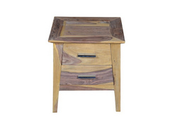 WOODEN  BEDSIDE