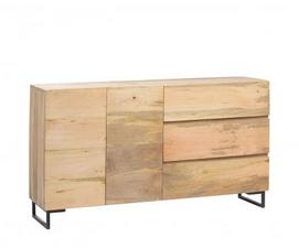 3 DRAWER SIDE BOARD WITH IRON LEG