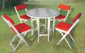 Rondo Butterfly Set (1 table with 4 chairs)