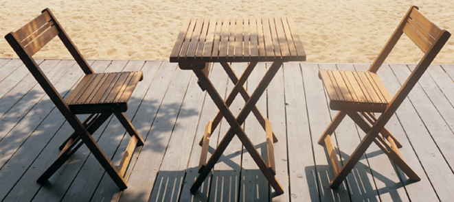 Bistro  Set (1 table with 2 chairs)