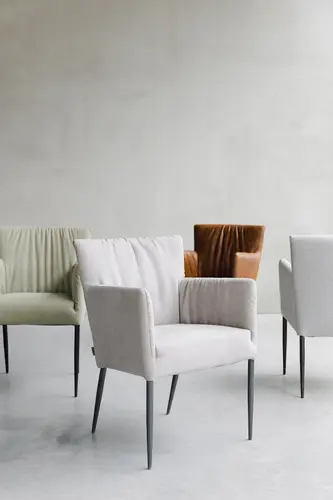 Modern Fabric chair with arm-KSZ_8178