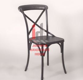 Metal Cross Back Dining Chair 42*42 *89
