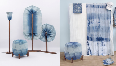 TURN TO BLUE: A group of cloth removable furniture in the 3rd Salone Satellite Shanghai