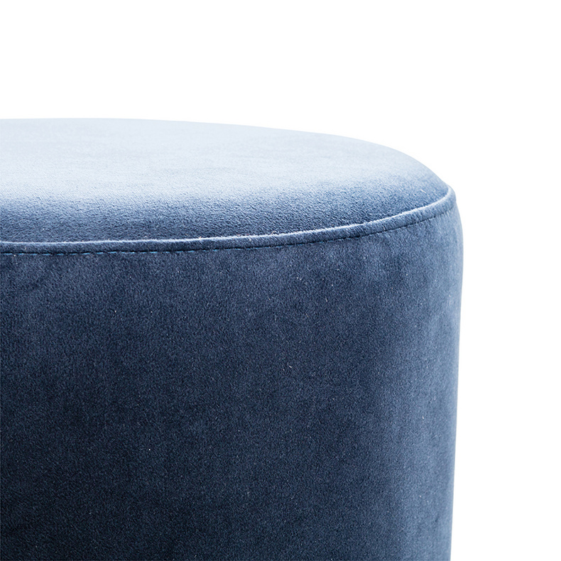 Nordic Dior pouf - blue velvet