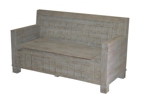 WOODEN METAL FITTED SOFA