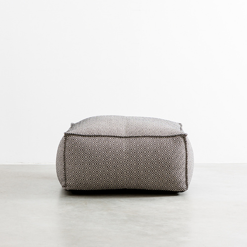 Nordic Bill pouf - black and white pattern