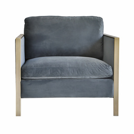 Nordic Vio chair - blue velvet