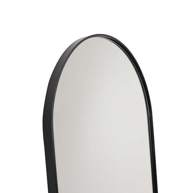 Nordic Oval mirror - black