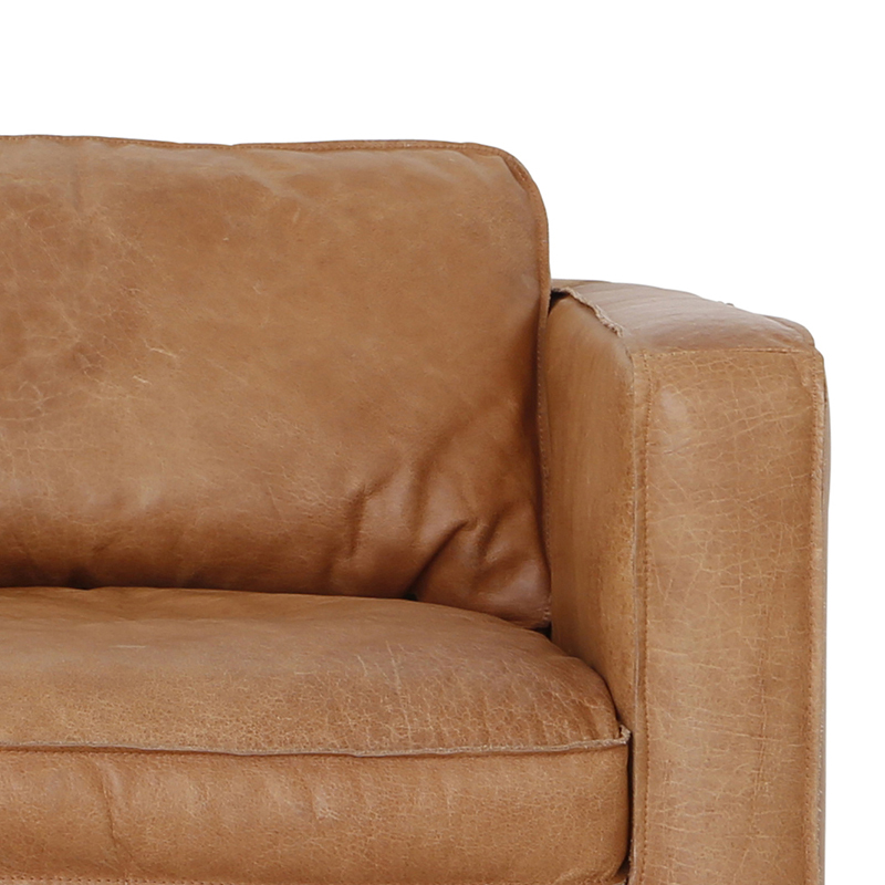 Nordic Octaaf sofa - 180cm - cognac leather NY