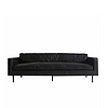 Nordic Octaaf sofa - 220cm - black leather