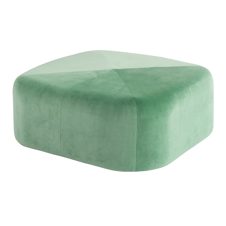 Nordic Dior pouf - green velvet