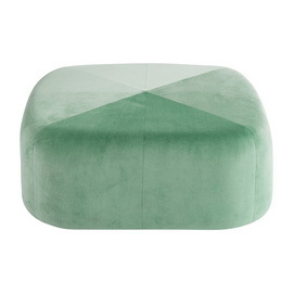 Nordic Dior pouf - green velvet