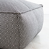 Nordic Bill pouf - black and white pattern
