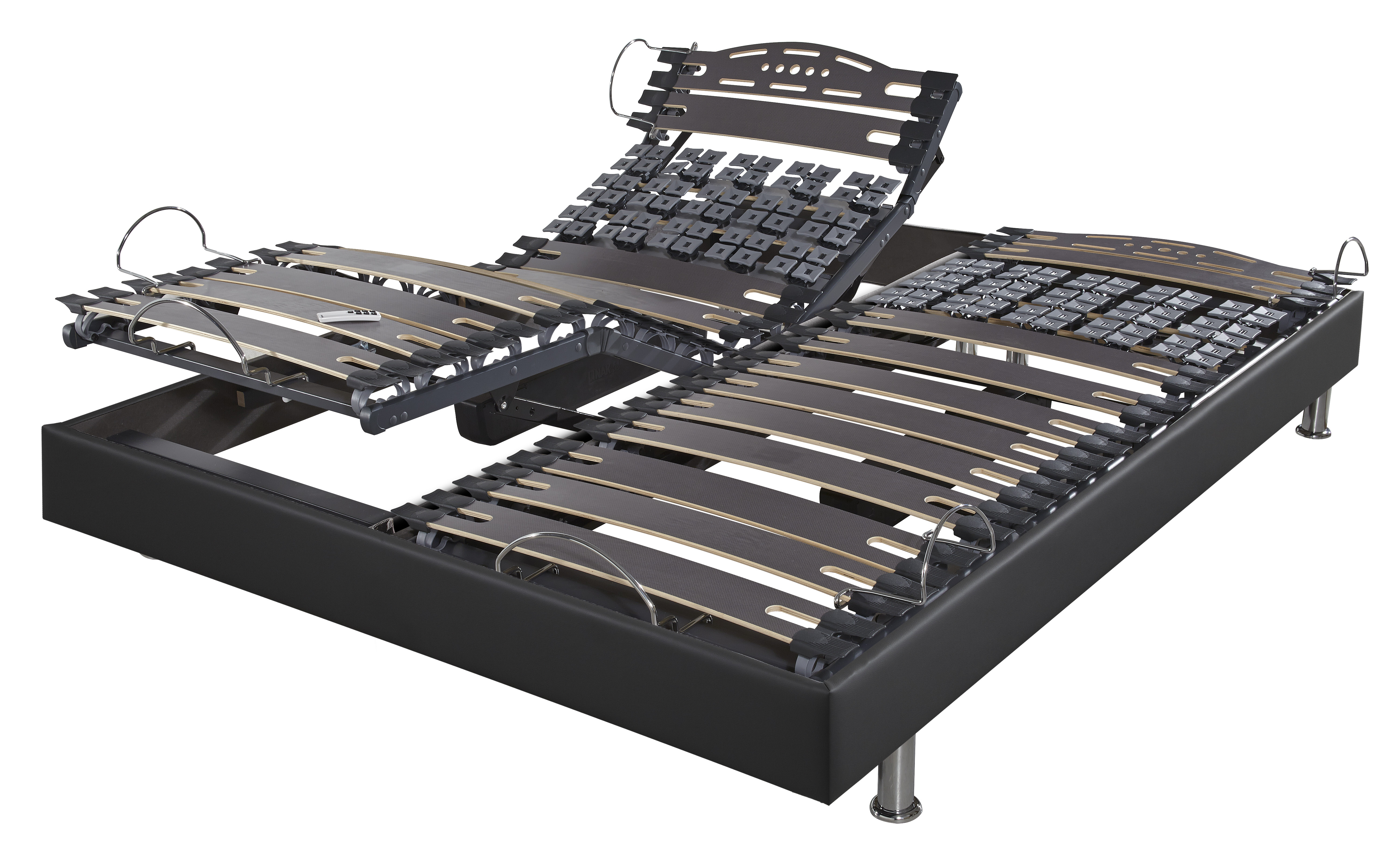 Relax a cuir gris-test