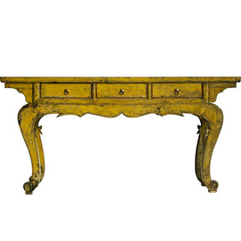 Ancient Age furniture Chinese shabby chic distressed paint console table