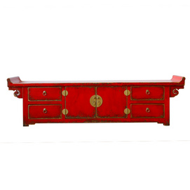 Ancient Age furniture China red distressed paint