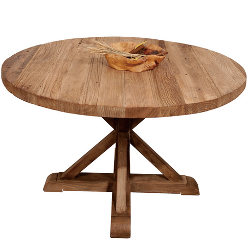 Ancient Age furnitrue Chinese reclaimed elm wood round table