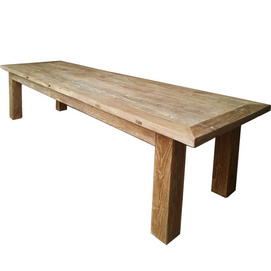 Ancient Age furniture Reclaimed elm wood long conference table